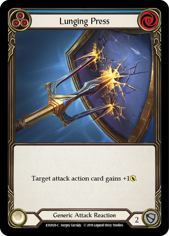 Lunging Press [KSU028-C] (Katsu Hero Deck) 1st Edition Normal 