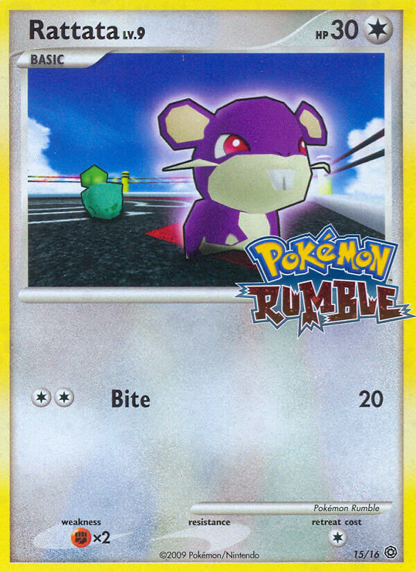 Rattata (15/16) [Pokémon Rumble] 
