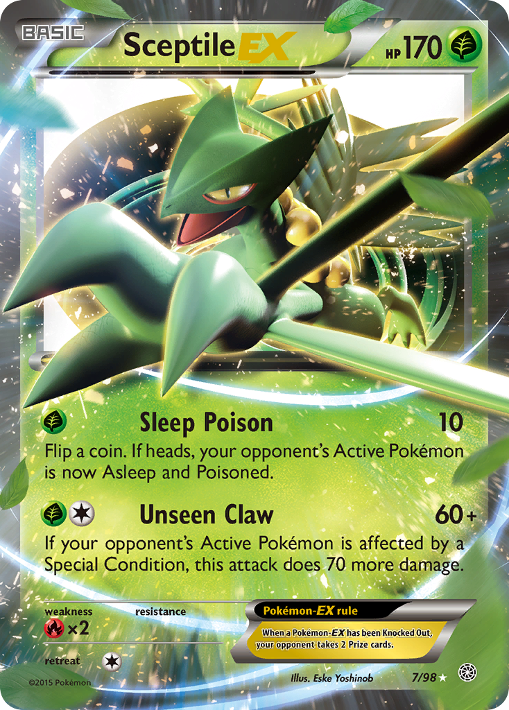 Sceptile EX (7/98) [XY: Ancient Origins] 