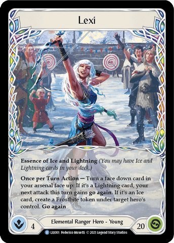 Lexi [LXI001] (Tales of Aria Lexi Blitz Deck) 1st Edition Rainbow Foil 