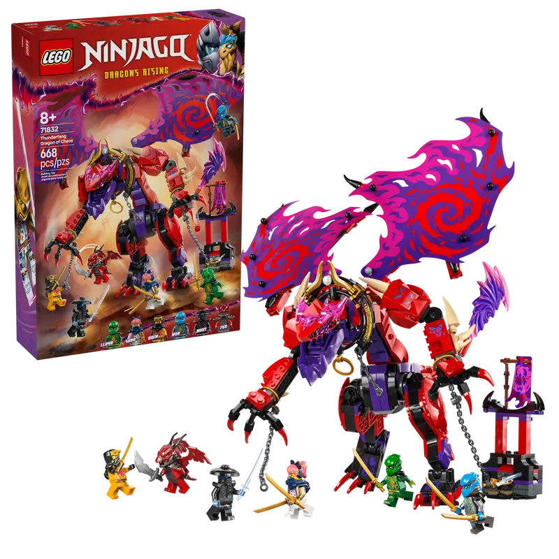 LEGO® NINJAGO® Thunderfang Dragon of Chaos Set 71832