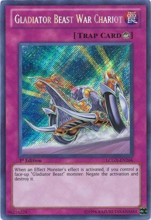 Gladiator Beast War Chariot [LCGX-EN266] Secret Rare 