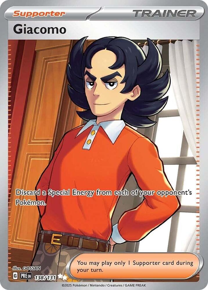 Giacomo (138/131) [Scarlet &amp; Violet: Prismatic Evolutions] 