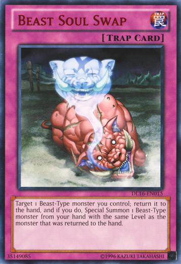 Beast Soul Swap (Red) [DL16-EN015] Rare 