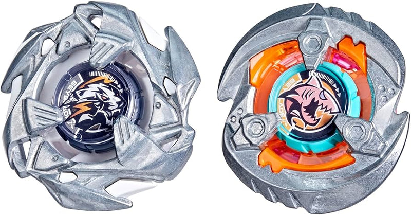 Beyblade X - Dual Pack - Pearl Tiger 3-60U BX (Balance Type) / Gill Shark 4-70O BX (Stamina Type)