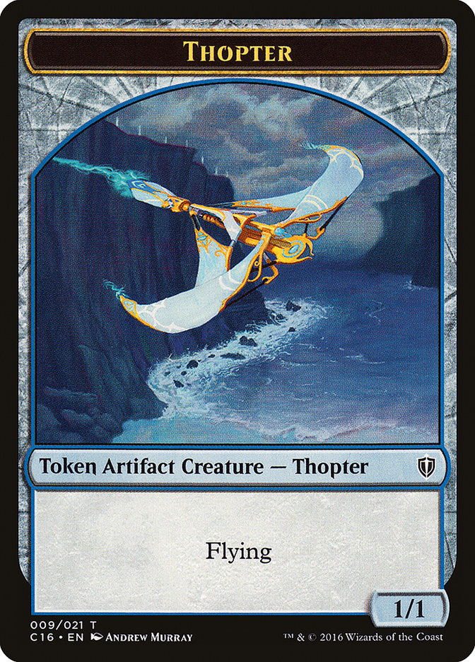 Horror // Thopter Double-Sided Token [Order 2016 Tokens] 