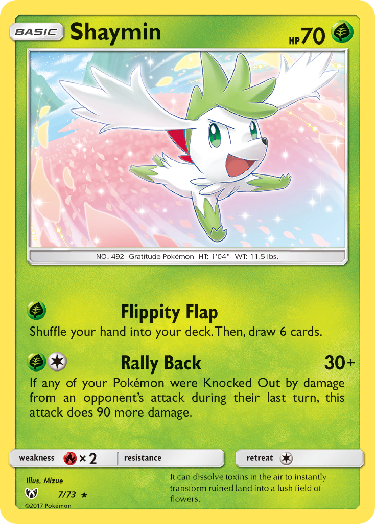 Shaymin (7/73) [Sun &amp; Moon: Shining Legends] 