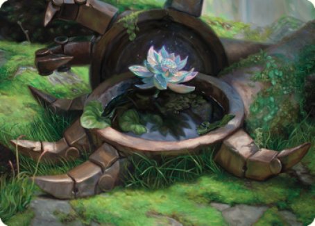 Timeless Lotus Art Card [Dominaria United Art Series]