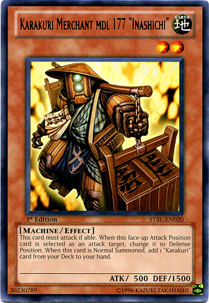 Karakuri Merchant mdl 177 Inashichi [STBL-EN020] Rare 