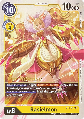 Rasielmon [BT4-047] [Great Legend Pre-Release Promos] 