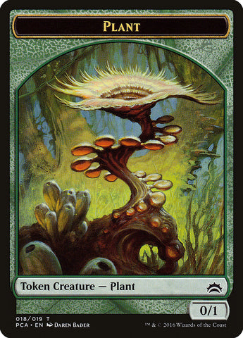 Plant // Ooze (016) Double-Sided Token [Planechase Anthology Tokens] 