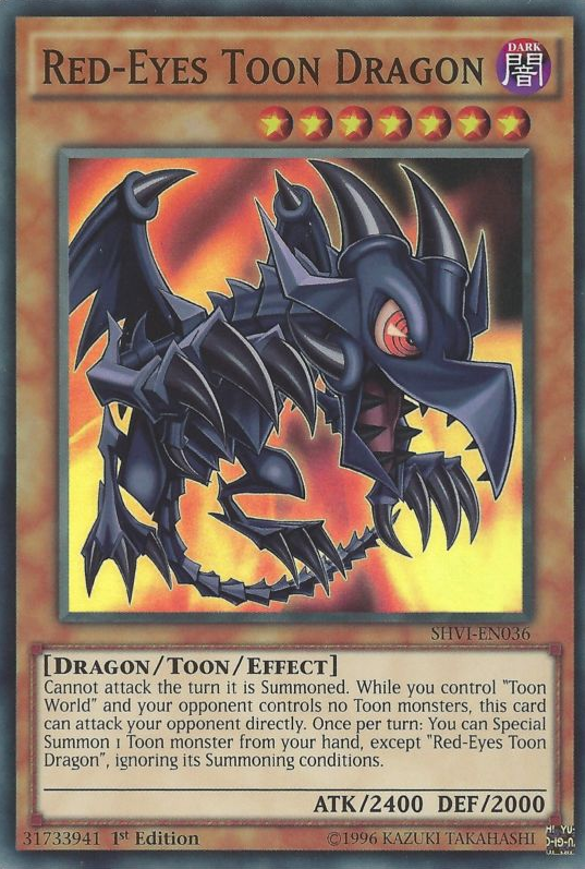 Red-Eyes Toon Dragon [SHVI-EN036] Super Rare 