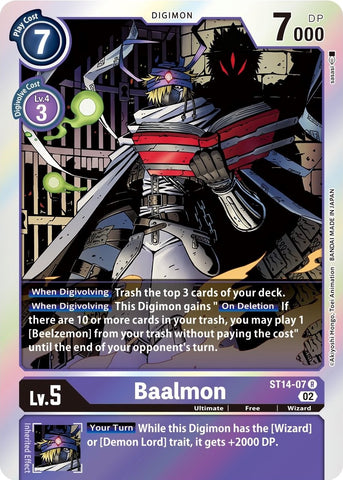 Baalmon [ST14-07] [Starter Deck: Beelzemon Advanced Deck Set] 