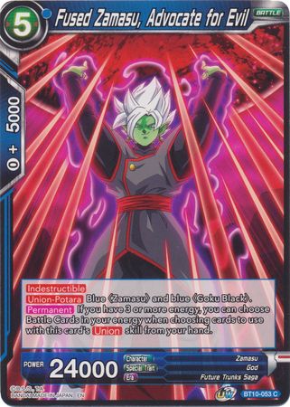 Fused Zamasu, Advocate for Evil (BT10-053) [Rise of the Unison Warrior] 