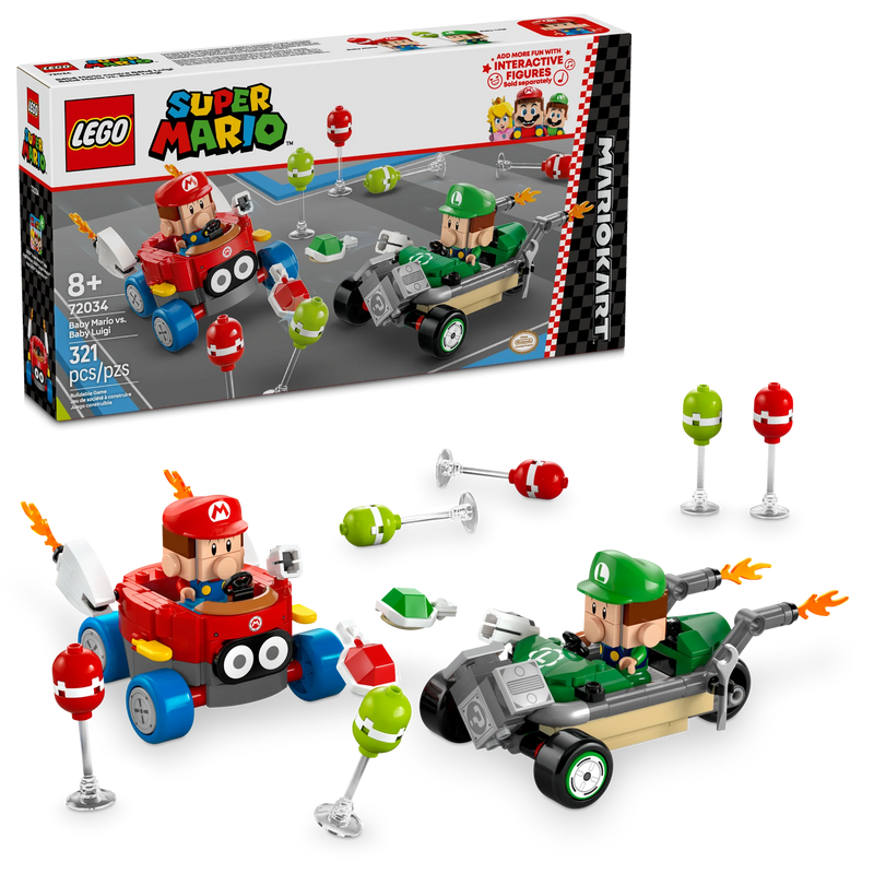 LEGO® Mario Kart™ Ensemble Bébé Mario et Bébé Luigi 72034
