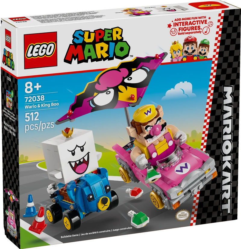 LEGO® Mario Kart™ Wario & King Boo Set 72038
