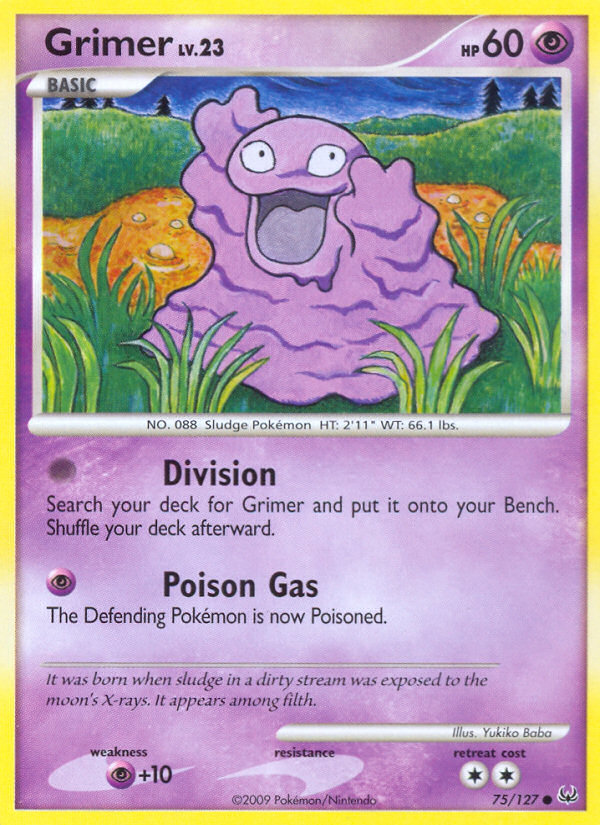 Grimer (75/127) [Platinum: Base Set] 
