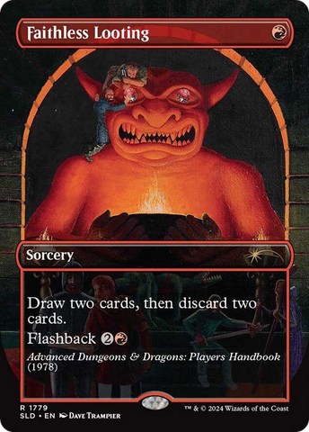 Faithless Looting (Rainbow Foil) [Secret Lair Drop Series] 