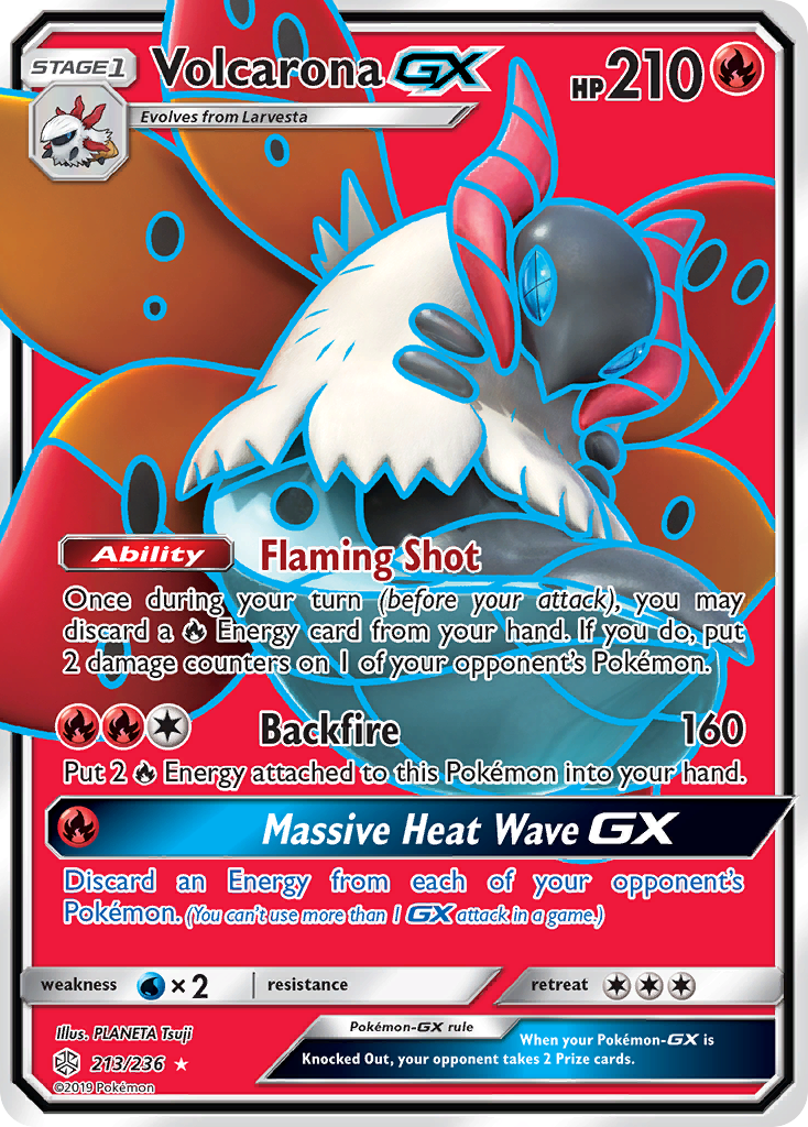 Volcarona GX (213/236) [Sun &amp; Moon: Cosmic Eclipse] 