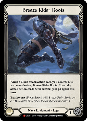Breeze Rider Boots [CRU053] (Crucible of War) 1st Edition Normal 