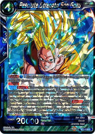 Resolute Strength Son Goku (BT5-030) [Miraculous Revival] 