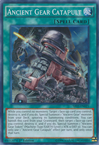 Ancient Gear Catapult [SR03-EN021] Super Rare 
