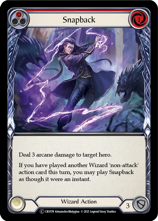 Snapback (Red) [U-CRU174] (Crucible of War Unlimited) Unlimited Normal 