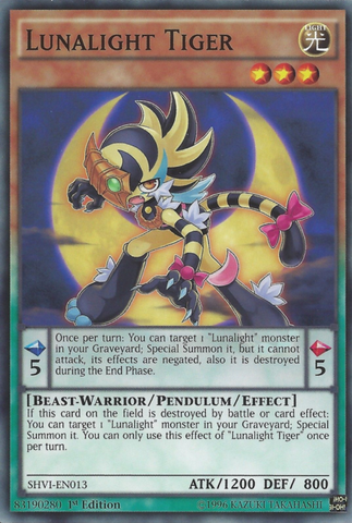 Lunalight Tiger [SHVI-EN013] Common 