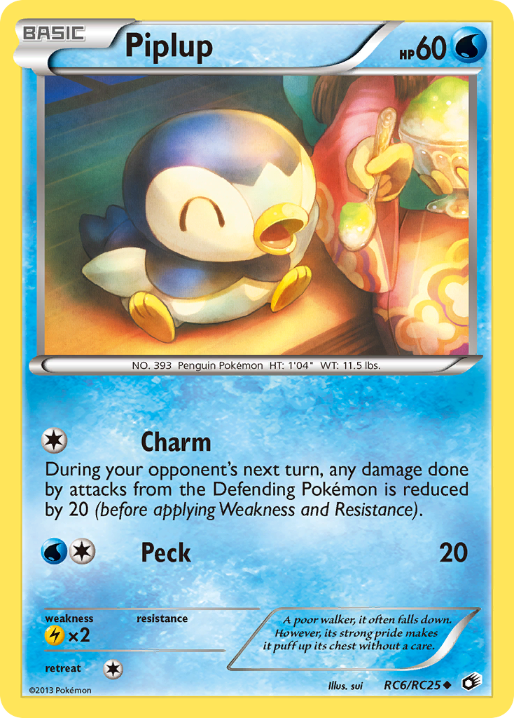 Piplup (RC6/RC25) [Black &amp; White: Legendary Treasures] 