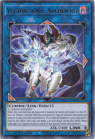 Vector Scare Archfiend [EXFO-EN040] Rare 