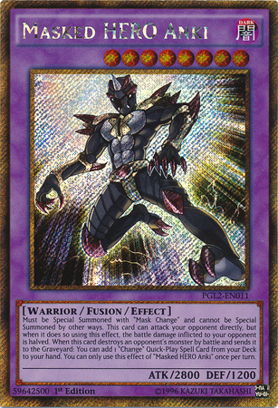 Masked HERO Anki [PGL2-EN011] Gold Secret Rare 