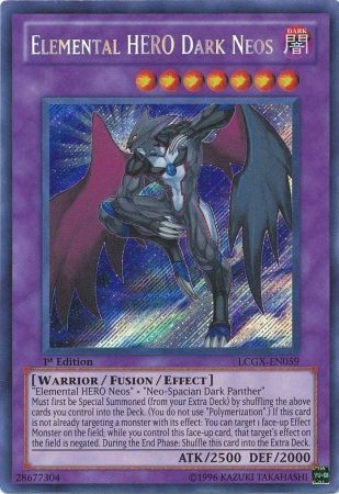 Elemental HERO Dark Neos [LCGX-EN059] Secret Rare 