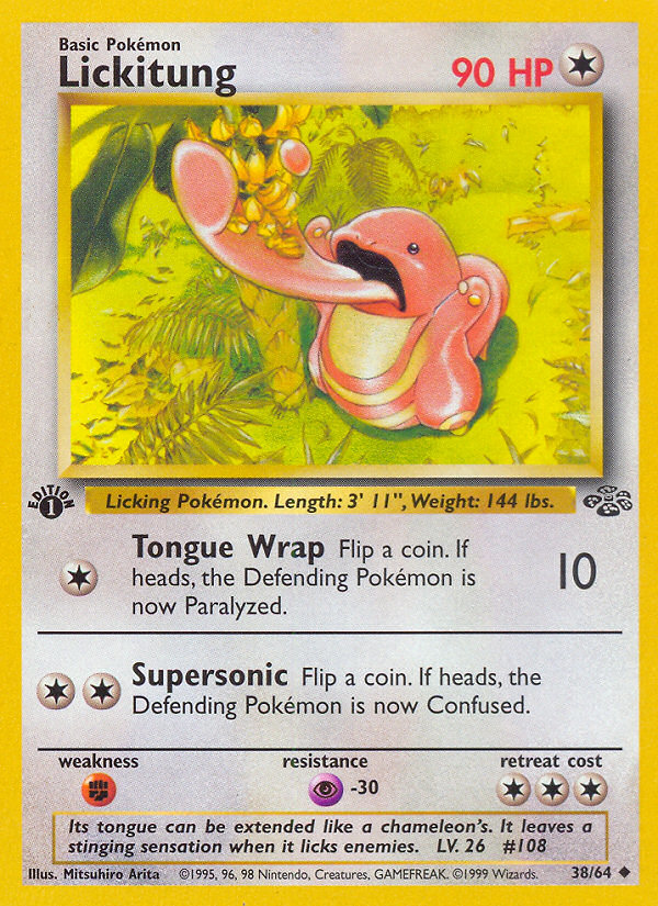 Lickitung (38/64) [Jungle 1st Edition] 