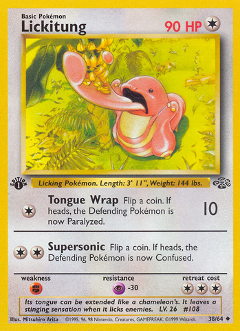 Lickitung (38/64) [Jungle 1st Edition] 