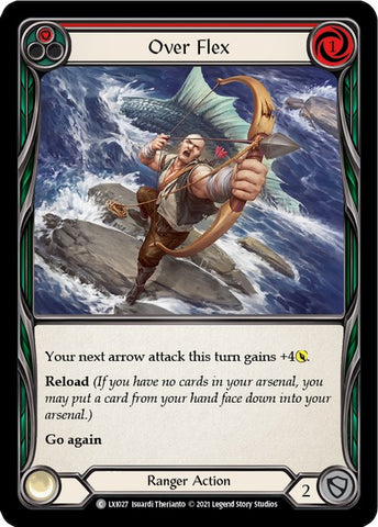 Over Flex (Red) [LXI027] (Tales of Aria Lexi Blitz Deck) 1st Edition Normal 