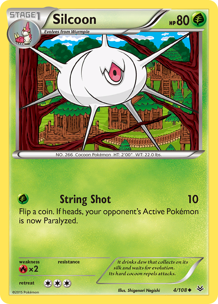 Silcoon (4/108) [XY: Roaring Skies] 