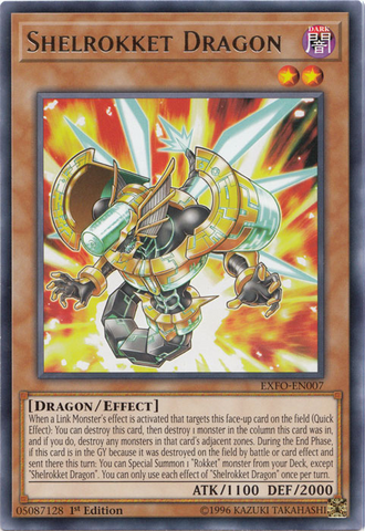 Shelrokket Dragon [EXFO-EN007] Rare 