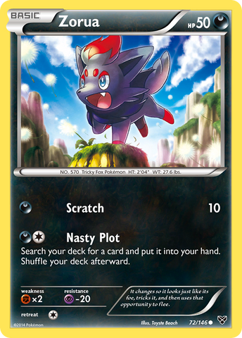 Zorua (72/146) [XY: Base Set] 
