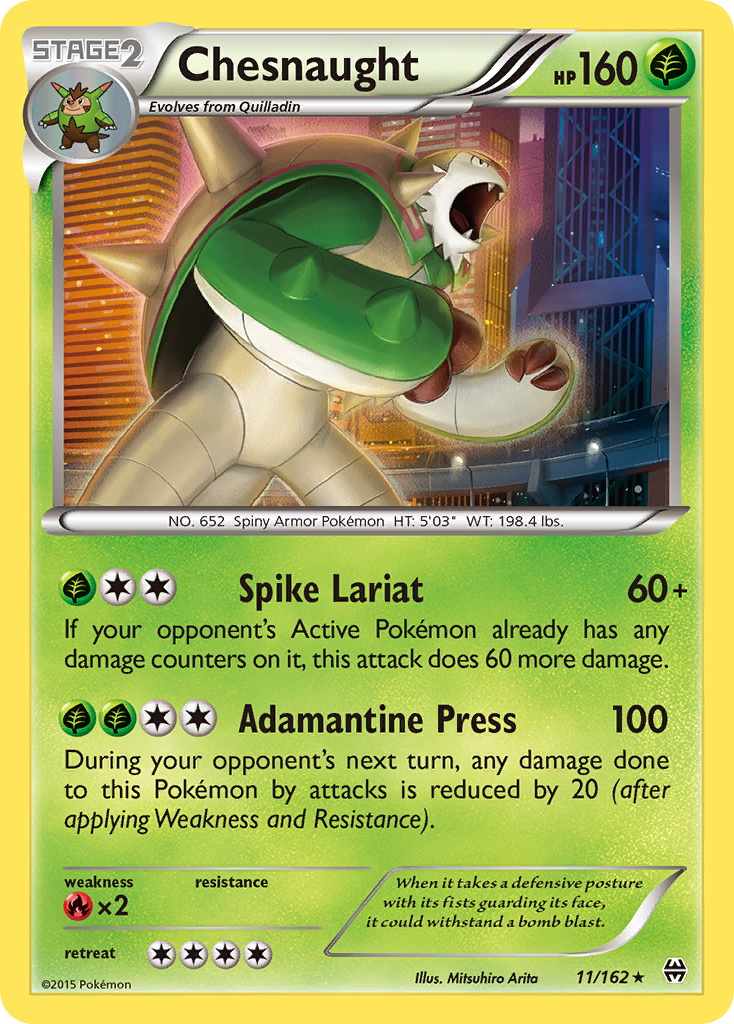 Chesnaught (11/162) [XY: BREAKthrough] 