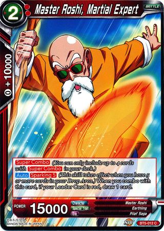 Master Roshi, Martial Expert (BT5-012) [Miraculous Revival] 
