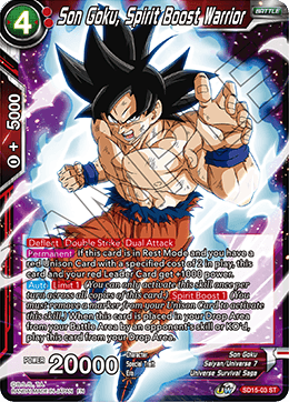 Son Goku, Spirit Boost Warrior (Starter Deck - Pride of the Saiyans) (SD15-03) [Cross Spirits] 