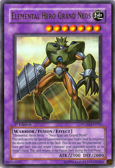 Elemental Hero Grand Neos [STON-EN035] Ultra Rare 
