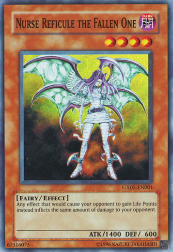 Nurse Reficule the Fallen One [GX05-EN001] Super Rare 