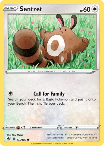 Sentret (135/189) [Sword &amp; Shield: Darkness Ablaze] 