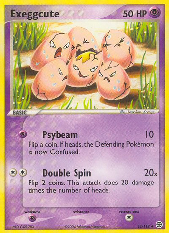 Exeggcute (33/112) [EX: FireRed &amp; LeafGreen] 