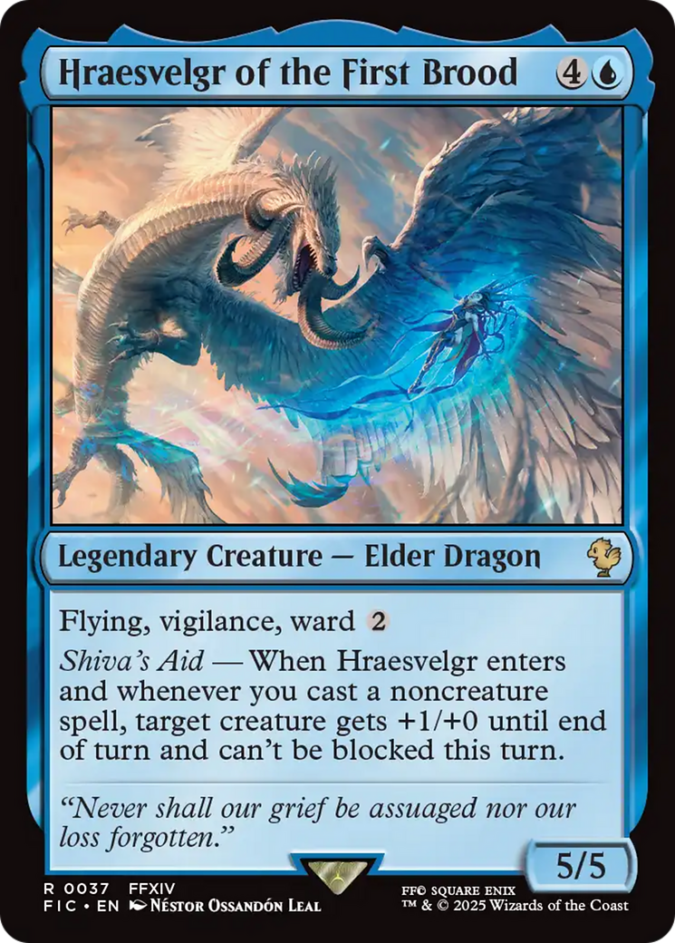 Hraesvelgr of the First Brood [FINAL FANTASY Commander] 