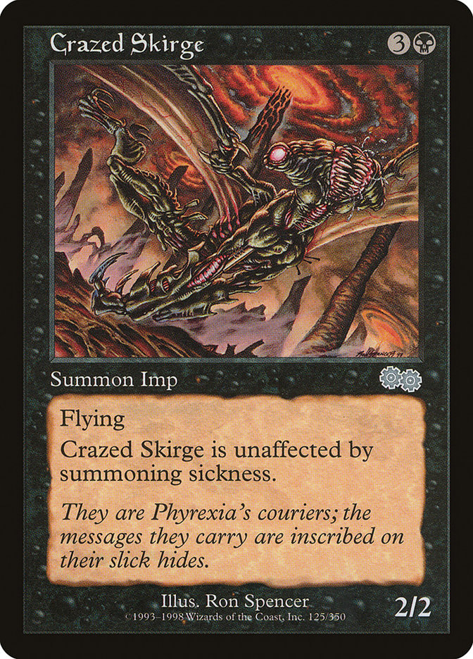 Crazed Skirge [Urza's Saga] 