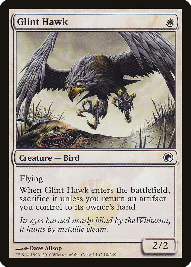 Glint Hawk [Scars of Mirrodin] 