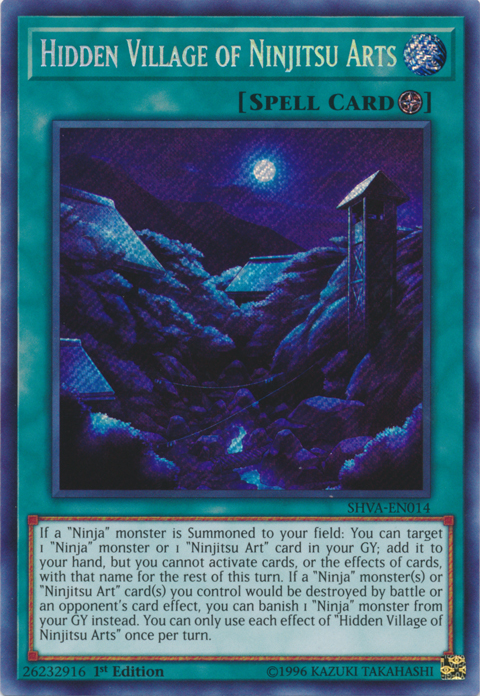 Hidden Village of Ninjitsu Arts [SHVA-EN014] Secret Rare 