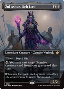 Zul Ashur, Lich Lord (Borderless) (Mana Foil) [Foundations] 